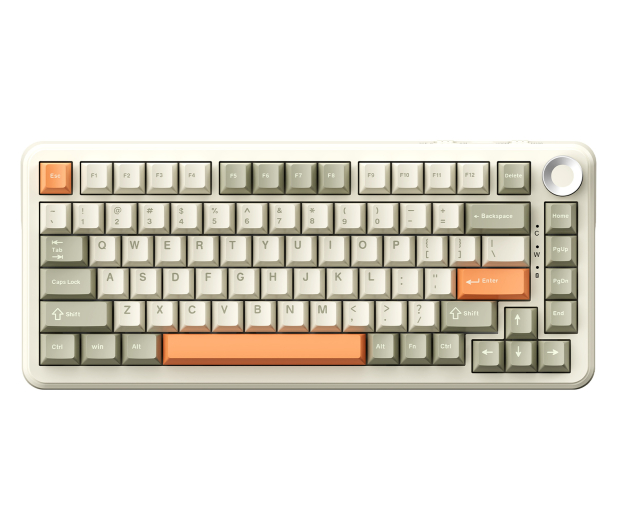 Ajazz AK820MAX Retro Colour Flying Fish Switch 8000 mAh - 1536368 - zdjęcie